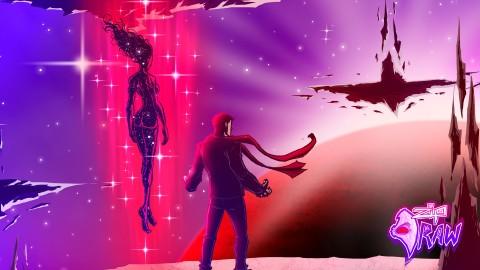 Crimson Cosmica from the Crimson Blade Comic