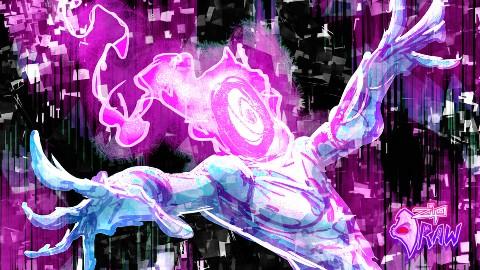 Sketch of a Glitched Character