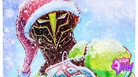 Cygon from the Vanquishers TCG as Santa